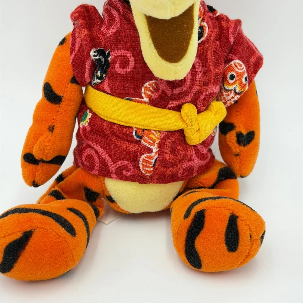 Rare Vtg 1987 Exclusive Disney Parks Tokyo Japan Kimono Tigger Bean Bag Plush 8